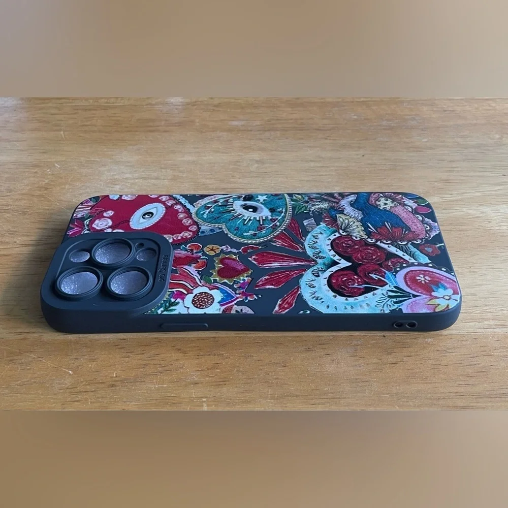 Boho Hearts & Eyes iPhone 14 Pro Max Case – Bold & Beautiful - Picture 4 of 5